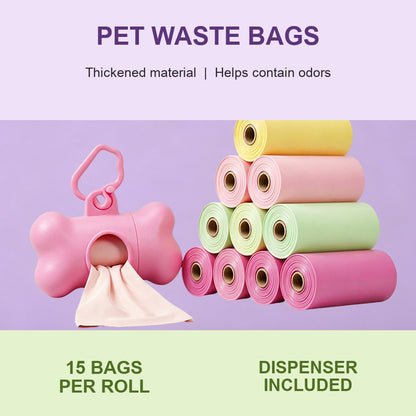 WalkReady Dog Waste Bags + Dispenser - 60 Count