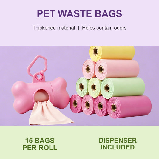 WalkReady Dog Waste Bags + Dispenser - 60 Count
